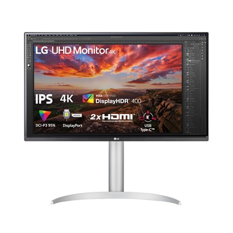 Màn hình LG 27UP850-W (27inch/UHD/IPS/60Hz/5ms/400nits/HDMI+DP+USBC+Audio/FreeSync)