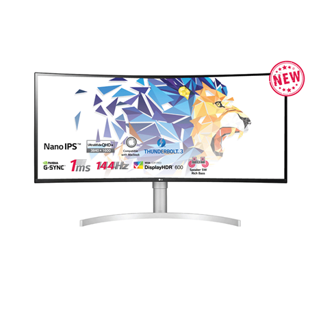 Màn hình LG 38WN95C-W (38inch/QHD+/NanoIPS/144hz/1ms/450nits/HDMI+DP+USB-C+Audio/GSync/Cong)