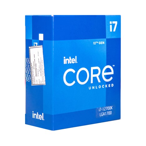 CPU Intel Core i7-12700K (3.8GHz turbo up to 5.0Ghz, 12 nhân 20 luồng, 25MB Cache, 125W) - Socket Intel LGA 1700/Alder Lake)