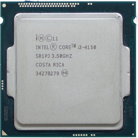 CPU Intel Core i3 4150 (3.50GHz, 3M, 2 Cores 4 Threads) TRAY chưa gồm Fan