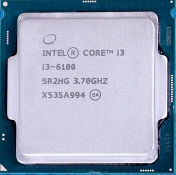 CPU Intel Core i3 6100 (3.70GHz, 3M, 2 Cores 4 Threads) TRAY chưa gồm Fan