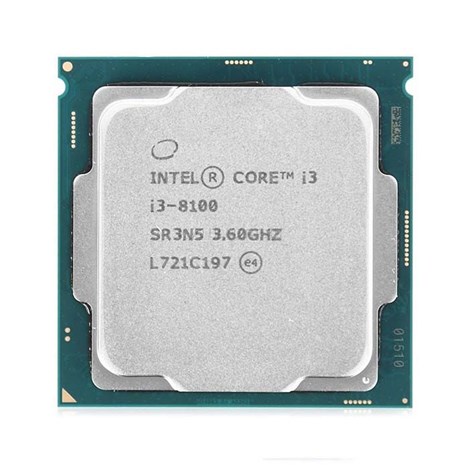 CPU Intel Core i3 8100 (3.60GHz, 6M, 4 Cores 4 Threads) TRAY chưa gồm Fan