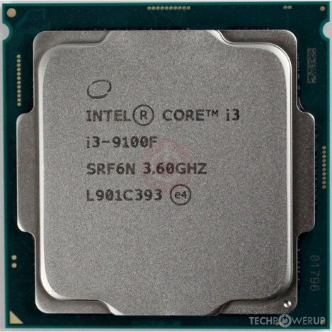 CPU Intel Core i3 9100F (4.20GHz, 6M, 4 Cores 4 Threads) TRAY chưa gồm Fan (Không GPU)