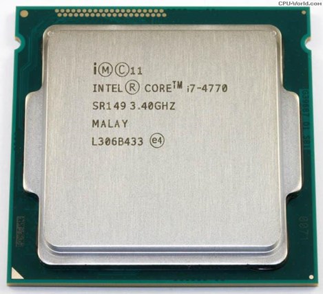 CPU intel core I7-4770(3.4GHz, 8M) tray