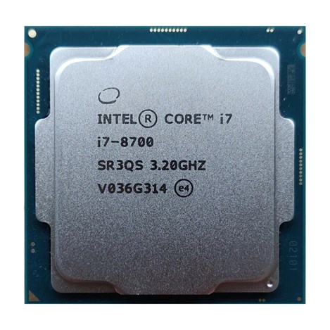 CPU Intel Core i7 8700 (4.60GHz, 12M, 6 Cores 12 Threads) TRAY chưa gồm Fan