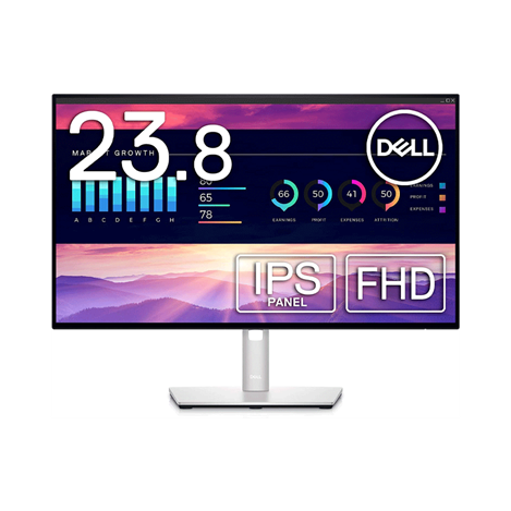 Màn hình Dell U2422H (23.8inch/FHD/IPS/60Hz/8ms/250nits/HDMI+DP+USB+USBC+Audio)