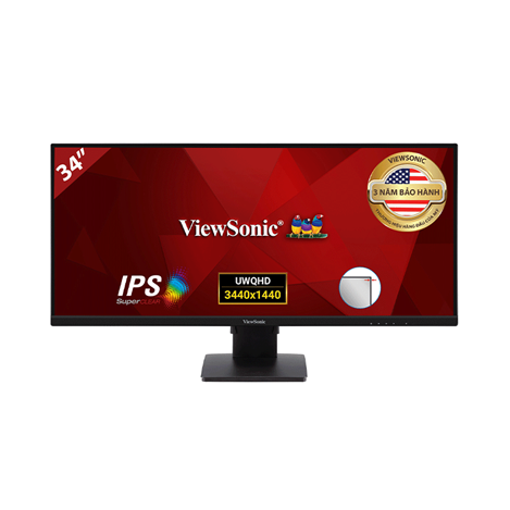 Màn hình Viewsonic VA3456-MHDJ (34inch/WQHD/IPS/75hz/4ms/400nits/HDMI+DP/Loa)