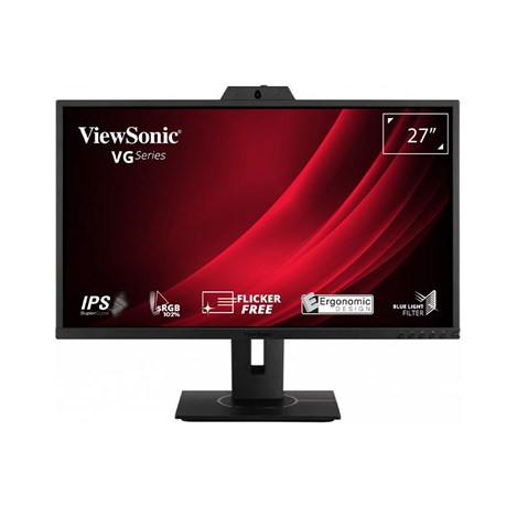 Màn hình ViewSonic VG2740V (27inch/FHD/IPS/60Hz/5ms/250nits/HDMI+DP+VGA/Loa/Webcam)